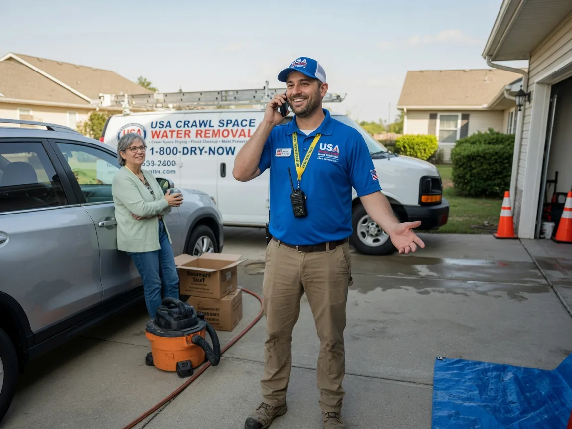Crawl Space Water Removal Cleveland, NC FAQs